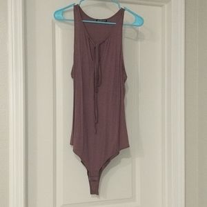 Fashion nova mauve bodysuit